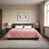Vidaxl winter dekbed 200 x 240 cm winter roze ademend