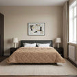 Vidaxl winter dekbed 200 x 220 cm winter taupe ademend