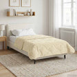 Vidaxl winter dekbed 155 x 220 cm winter crème ademend