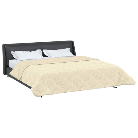 Vidaxl winter dekbed 220 x 240 cm winter crème ademend