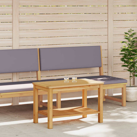 Vidaxl bijzettafel olie naturel 70 x 40 x 45 cm massief acaciahout
