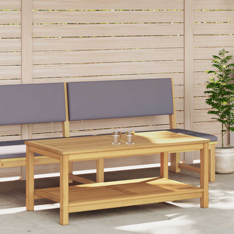Vidaxl bijzettafel olie naturel 110 x 55 x 45 cm massief acaciahout