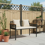 Vidaxl tuinbank 2 -seater 117 x 54 x 74.5 cm poly rattan