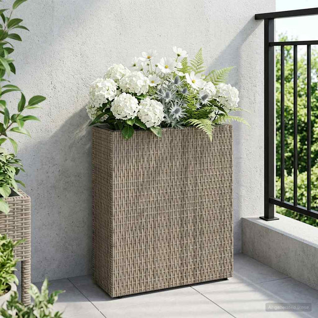 Vidaxl hoge plantenbak 55 x 22 x 70 cm ja