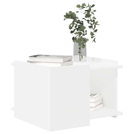 Vidaxl salontafel wit 50,5 x 50 x 33 cm bewerkt hout