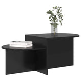 Vidaxl salontafel zwart 100 x 50 x 40 cm bewerkt hout