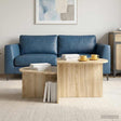 Vidaxl salontafel sonoma eiken 100 x 50 x 40 cm bewerkt hout