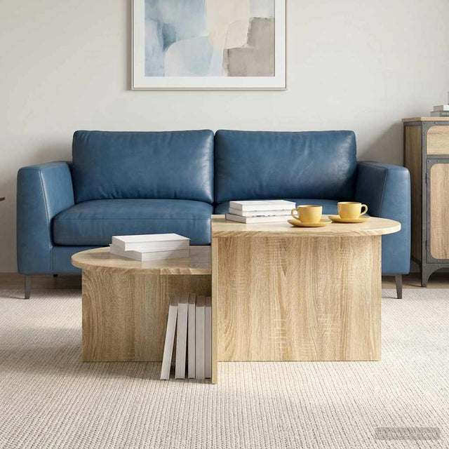 Vidaxl salontafel sonoma eiken 100 x 50 x 40 cm bewerkt hout