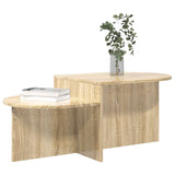 Vidaxl salontafel sonoma eiken 100 x 50 x 40 cm bewerkt hout
