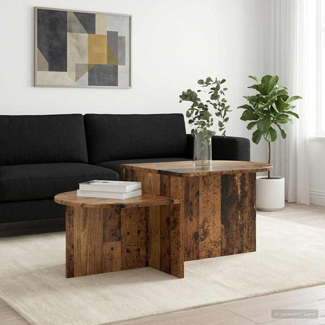 Vidaxl salontafel oud hout 100 x 50 x 40 cm bewerkt hout
