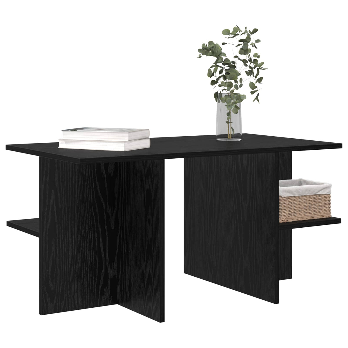 Vidaxl salontafel zwart eiken 87 x 50 x 45 cm geconstrueerd hout