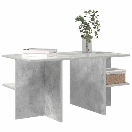 Vidaxl salontafel betongrijs 87 x 50 x 45 cm geconstrueerd hout