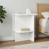 Vidaxl salontafel wit 40 x 30 x 49 cm bewerkt hout