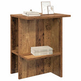 Vidaxl salontafel 2 st oud hout 40 x 30 x 49 cm bewerkt hout