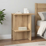 Vidaxl salontafel artisanaal eiken 40 x 30 x 49 cm bewerkt hout