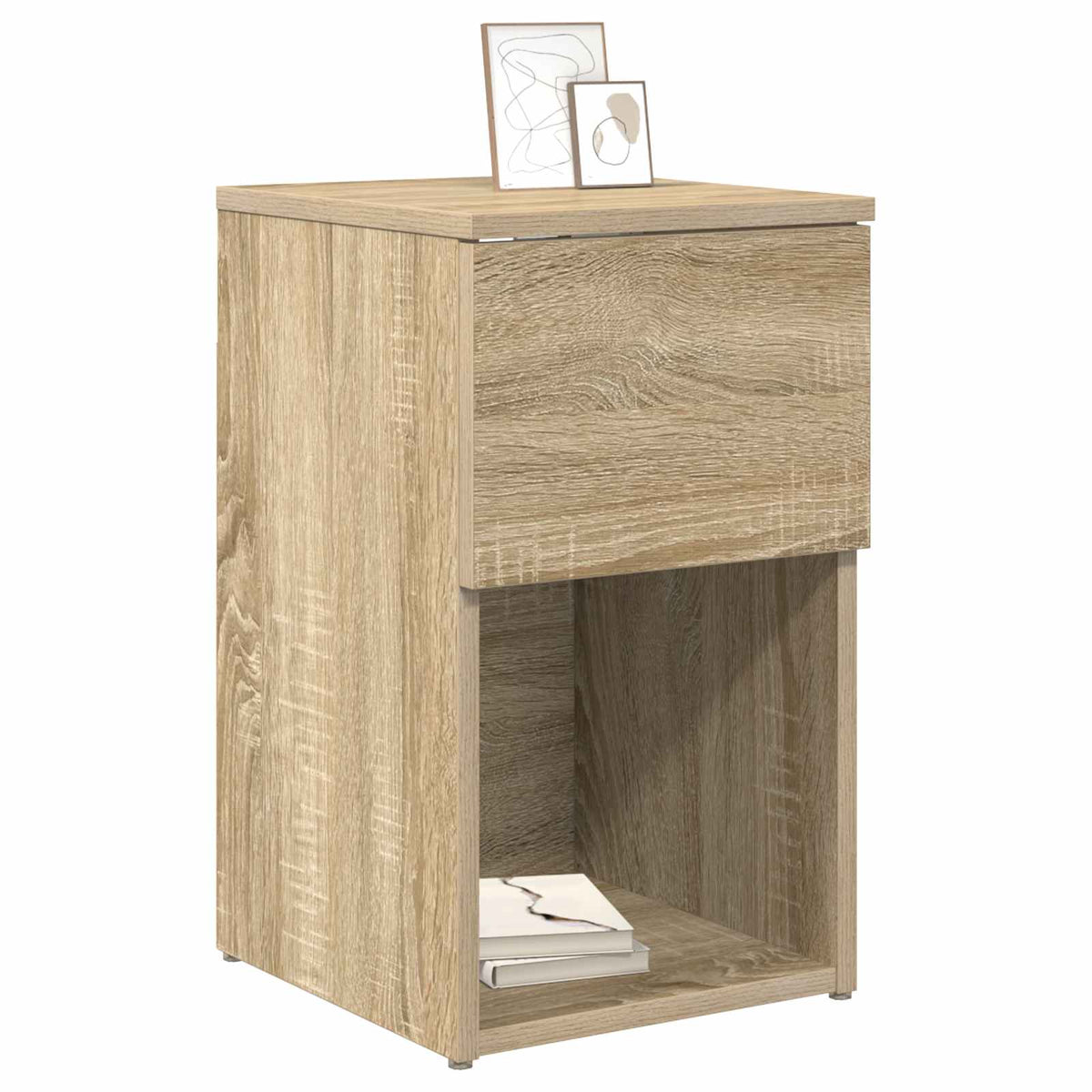 Vidaxl bed kast sonoma eiken 29 x 31,5 x 49 cm bewerkt hout