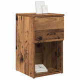 Vidaxl bed kast 2 st oud hout 29 x 31,5 x 49 cm bewerkt hout