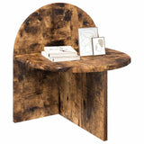 Vidaxl nachtkastje gerookte eik 40 x 35,5 x 45,5 cm geconstrueerd hout