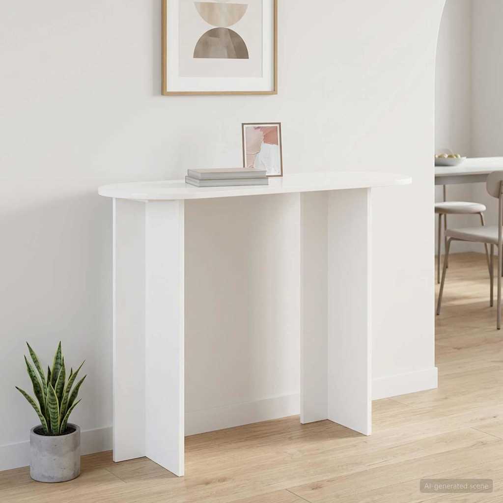 Vidaxl wandtafel wit 100 x 39,5 x 75 cm bewerkt hout