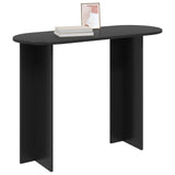 Vidaxl wandtafel zwart 100 x 39,5 x 75 cm bewerkt hout