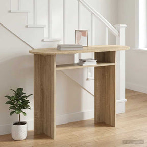 Vidaxl wandtafel sonoma eiken 100 x 39,5 x 75 cm bewerkt hout