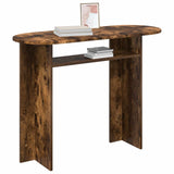 Vidaxl wandtafel gerookt eiken 100 x 39,5 x 75 cm bewerkt hout