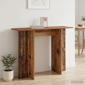 Vidaxl wandtafel oud hout 100 x 30 x 75 cm bewerkt hout