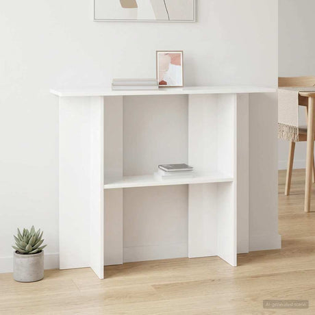 Vidaxl wandtafel wit 100 x 30 x 75 cm bewerkt hout