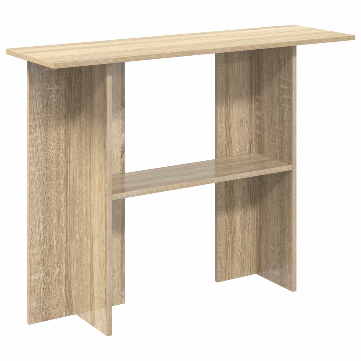 Vidaxl wandtafel sonoma eiken 100 x 30 x 75 cm bewerkt hout