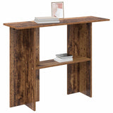 Vidaxl wandtafel oud hout 100 x 30 x 75 cm bewerkt hout