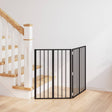 Vidaxl hondenpoort 2 st zwart 60 x 80 cm gegalvaniseerd staal