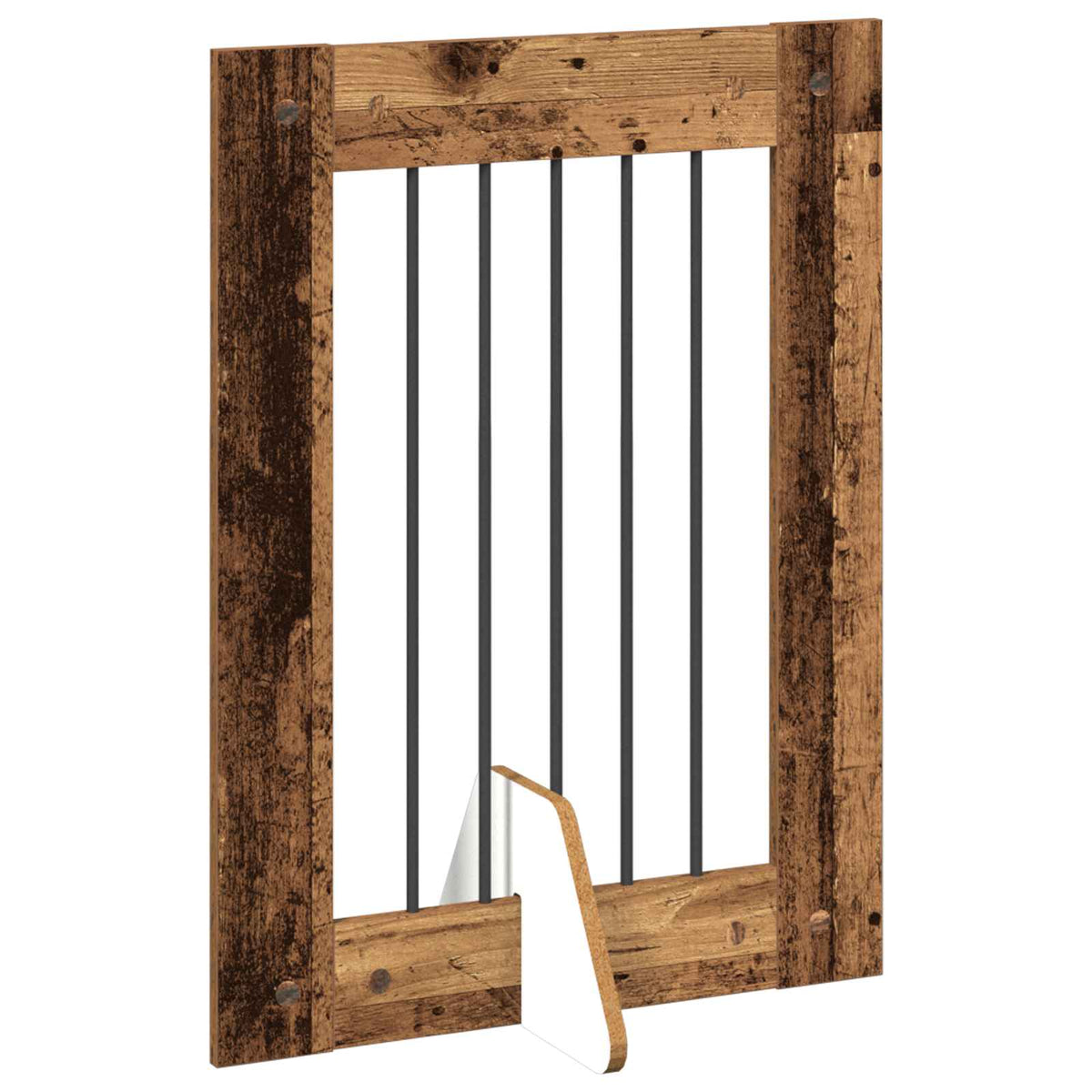 Vidaxl opvouwbaar hondenhek met standaards 6 st oud hout 362 cm