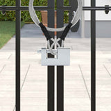 Vidaxl hangslot 6 st zilver staal
