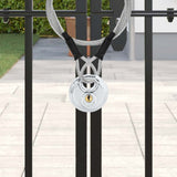 Vidaxl discusloten met sleutels 2 st zilver 7 x 2,4 x 7 cm