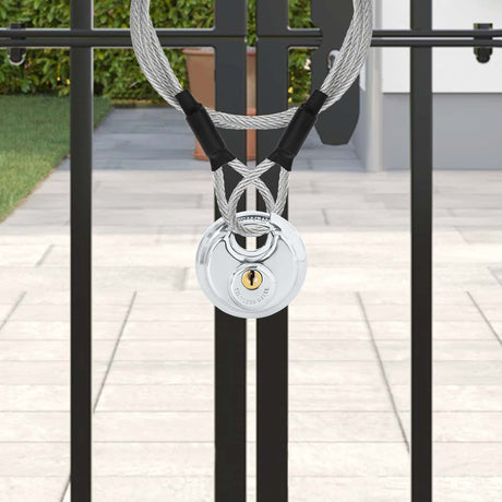 Vidaxl discusloten met sleutels 6 st zilver 7 x 2,4 x 7 cm