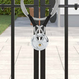 Vidaxl discusloten met sleutels 2 st zilver 8 x 2.8 x 8 cm