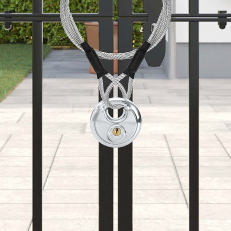 Vidaxl discusloten met sleutels 2 st zilver 8 x 2.8 x 8 cm