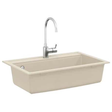 Vidaxl wasbak graniet 795 x 505 mm beige