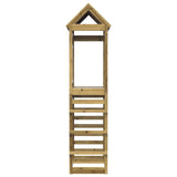 Vidaxl speeltoren bruin 85 x 52,5 x 239 cm massief geïmpregneerd hout