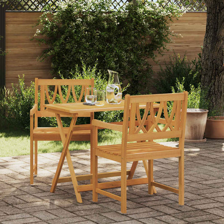 Vidaxl tuinstoelen 2 st naturel massief acaciahout