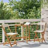 Vidaxl bistrostoelen voor buiten 2 st crèmewit