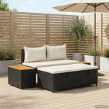 Vidaxl buiten bankenset 4 -seater 4 st 55 x 30 x 39 cm rechthoekig