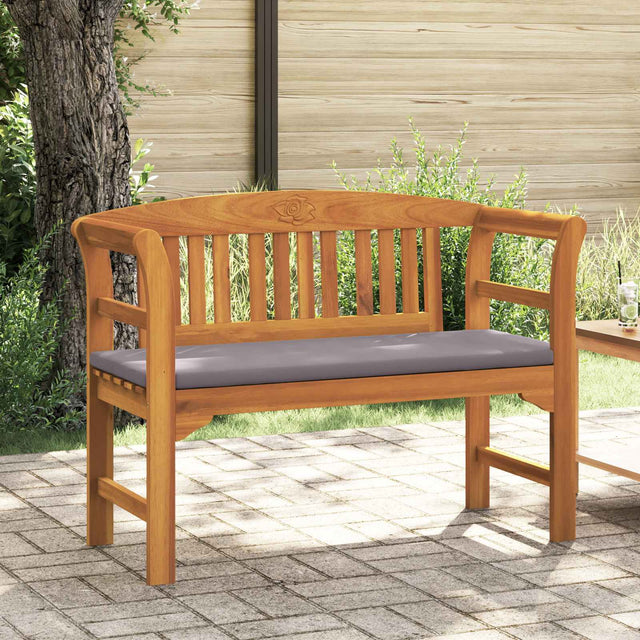 Vidaxl rozenbank 114 x 46 x 82,5 cm massief acaciahout crèmewit