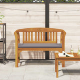 Vidaxl rozenbank 114 x 46 x 82,5 cm massief acaciahout crèmewit