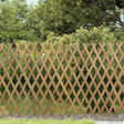Vidaxl uitvouwbare trellis fence 2 st 100 x 105 cm bamboe licht bruin