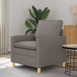 Vidaxl bank taupe 76 x 81 x 87,5 cm stof