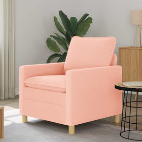 Vidaxl bank roze 76 x 81 x 87,5 cm stof