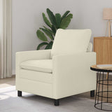 Vidaxl bank crèmekleurig 76 x 81 x 87,5 cm stof