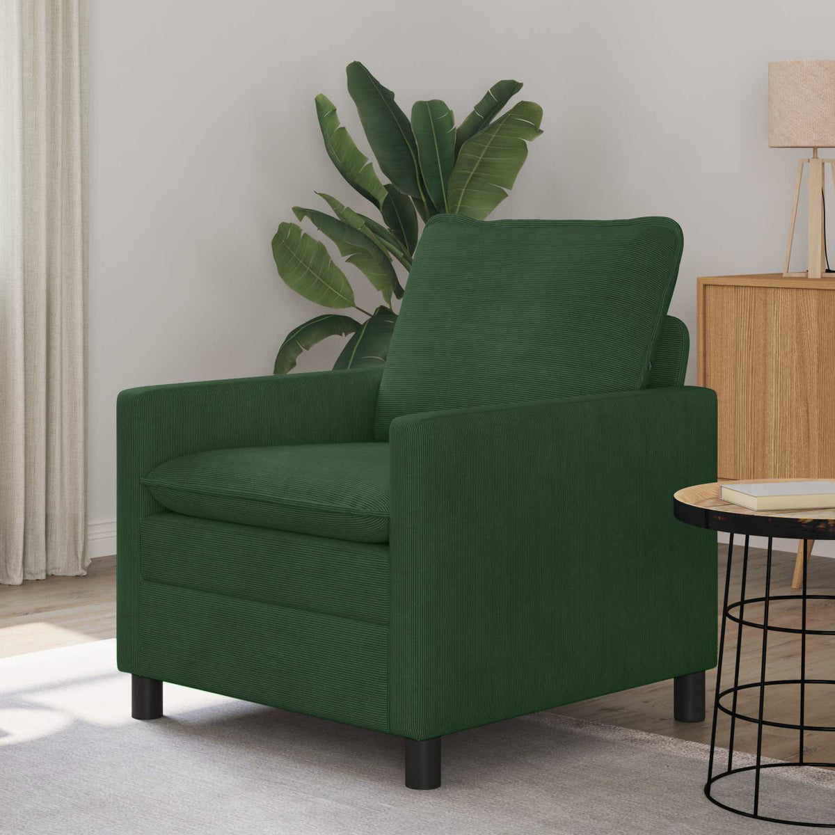 Vidaxl bank jungle groen 76 x 81 x 87,5 cm stof