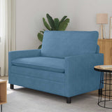 Vidaxl bank blauw 126 x 81 x 87,5 cm stof